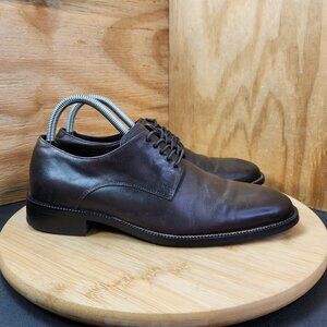 Cole Haan Lenox Hill Mens Dark Brown Leather Oxford Dress Shoes Size 7